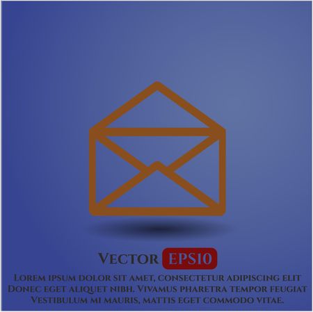 Envelope icon or symbol