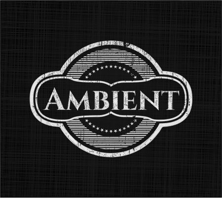 Ambient chalkboard emblem