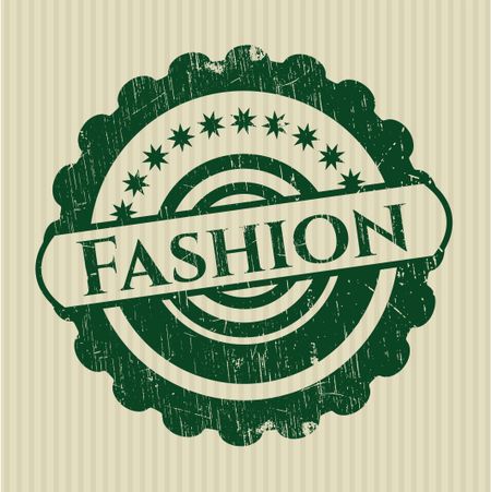 Fashion rubber grunge stamp