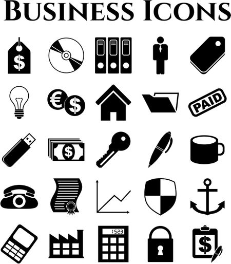 25 businessicon set. Universal Modern Icons.