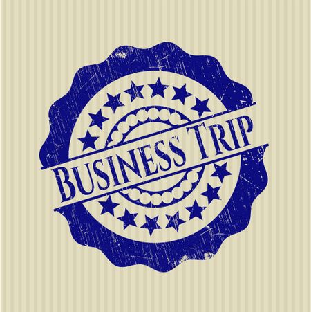 Business Trip rubber grunge texture seal