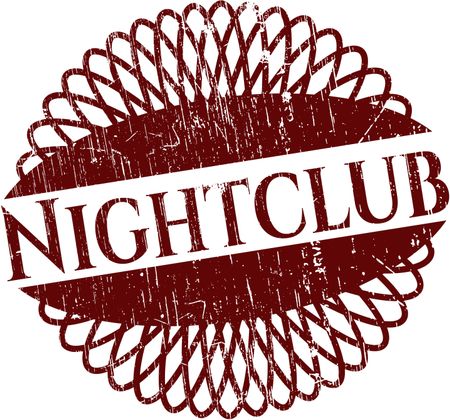 Nightclub rubber grunge texture seal