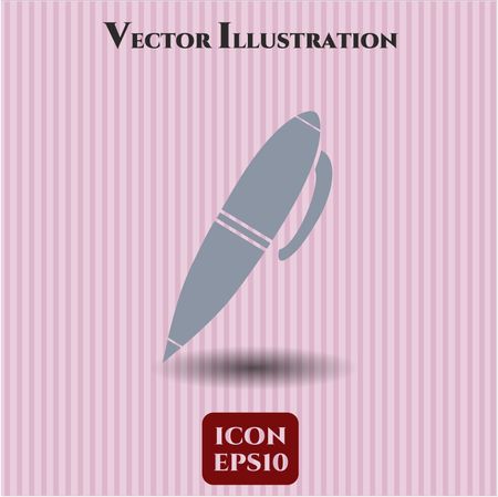 pen icon vector symbol flat eps jpg app web concept website