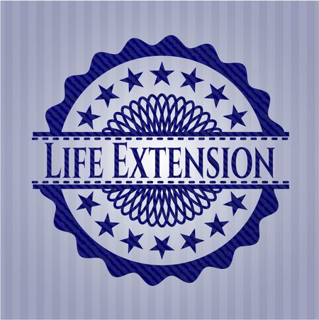 Life Extension denim background