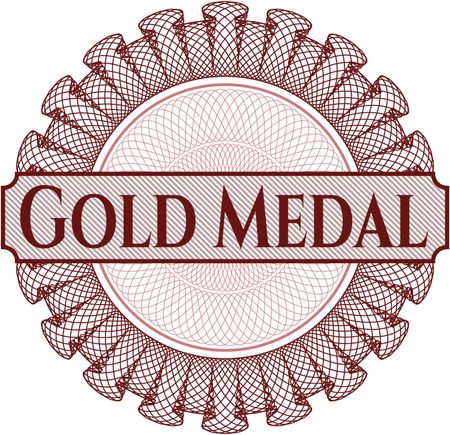 Gold Medal rosette
