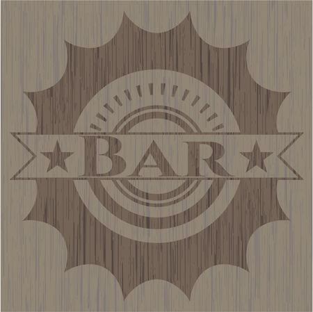 Bar realistic wood emblem