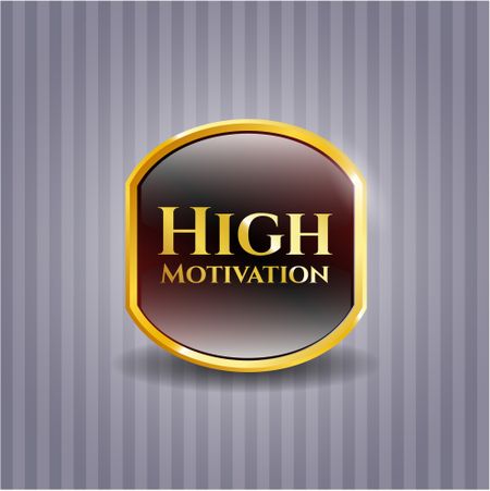 High Motivation golden badge
