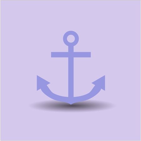anchor icon vector symbol flat eps jpg app web concept website