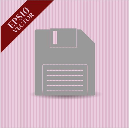 diskette icon vector symbol flat eps jpg app web concept website