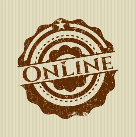 Online rubber grunge texture stamp