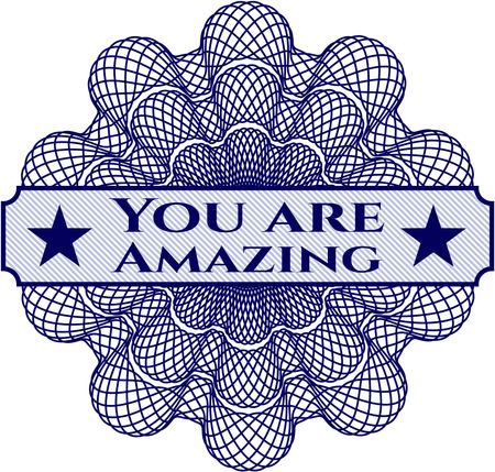 You are Amazing abstract linear rosette