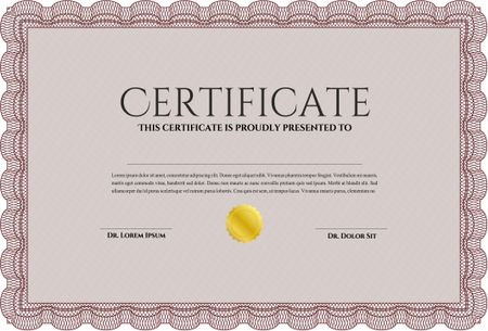 certificate template eps10 jpg of achievement diploma vector illustration design completion