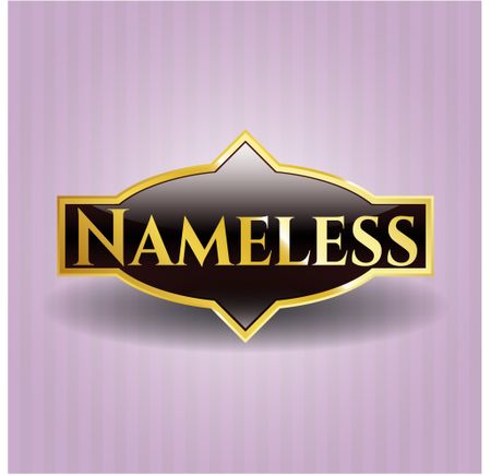 Nameless gold shiny emblem