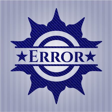 Error jean background