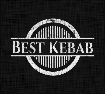 Best Kebab written on a blackboard