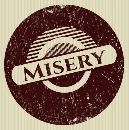 Misery rubber stamp