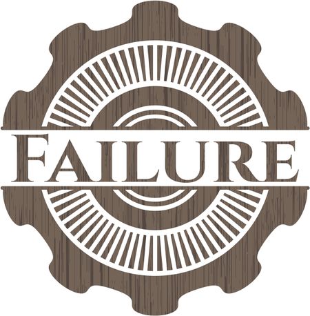 Failure wooden signboards