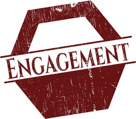 Engagement rubber grunge seal