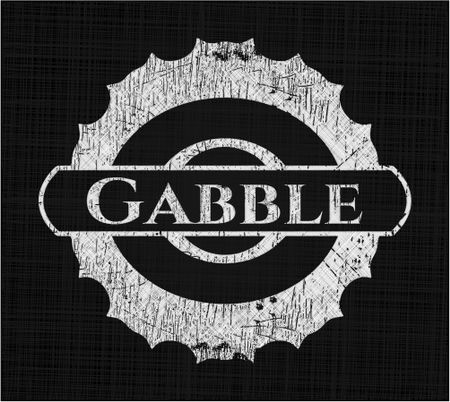 Gabble chalkboard emblem