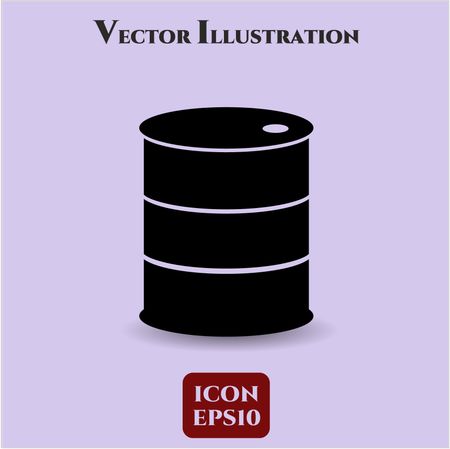 Barrel icon vector symbol flat eps jpg app web concept website