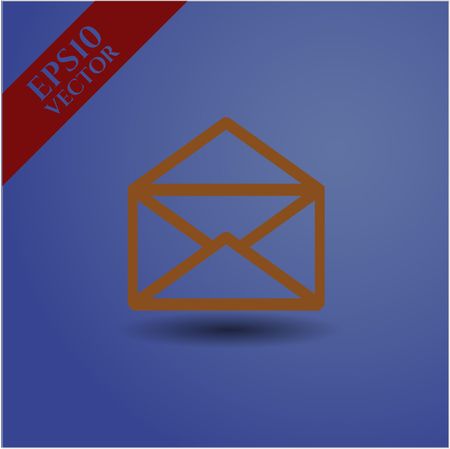 envelope icon vector symbol flat eps jpg app web concept website