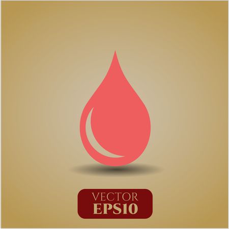 drop icon vector symbol flat eps jpg app web concept website