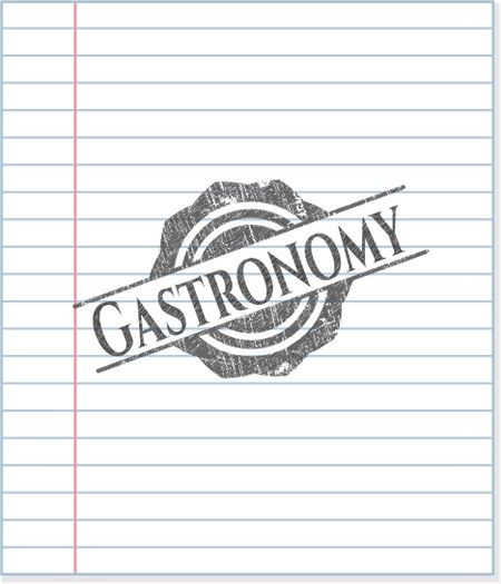 Gastronomy penciled