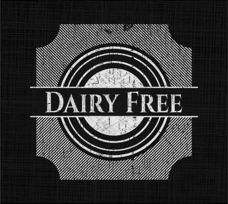 Dairy Free on blackboard