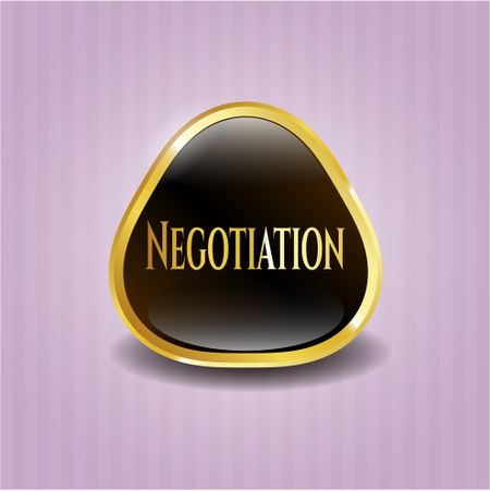 Negotiation golden emblem