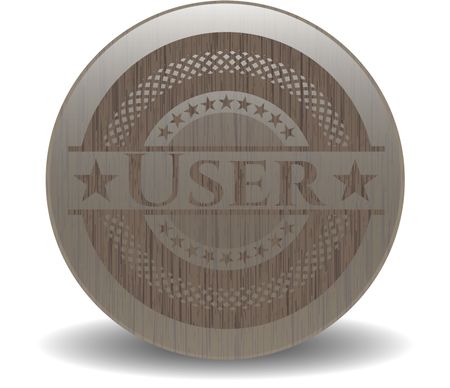 User wood emblem. Vintage.