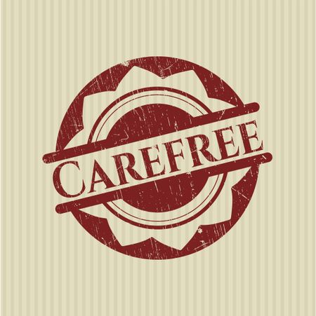 Carefree rubber grunge texture stamp