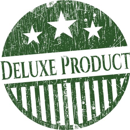 Deluxe Product rubber seal with grunge texture