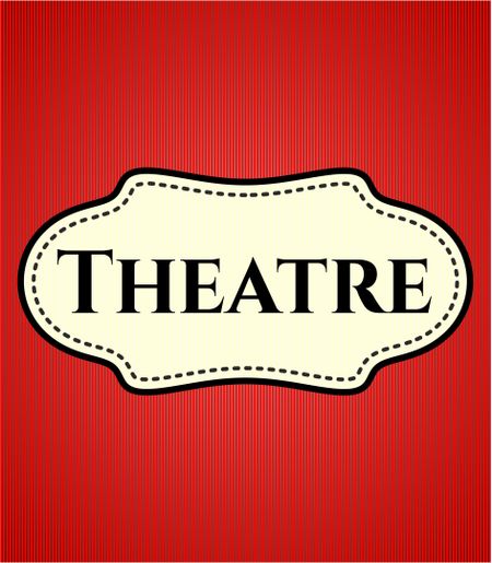 Theatre card, poster or banner