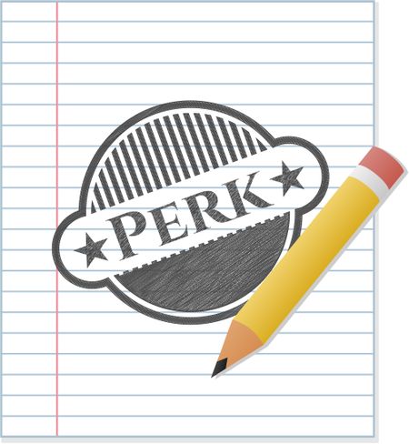 Perk pencil emblem