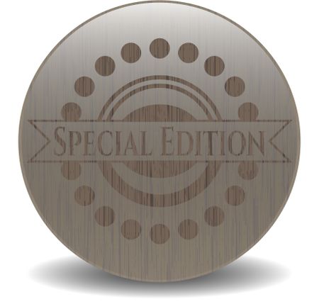 Special Edition vintage wood emblem
