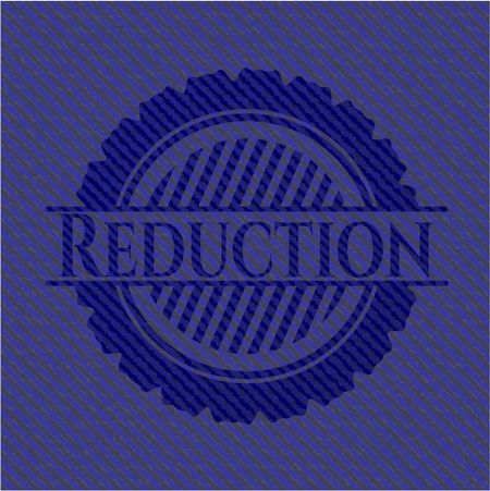 Reduction with jean texture