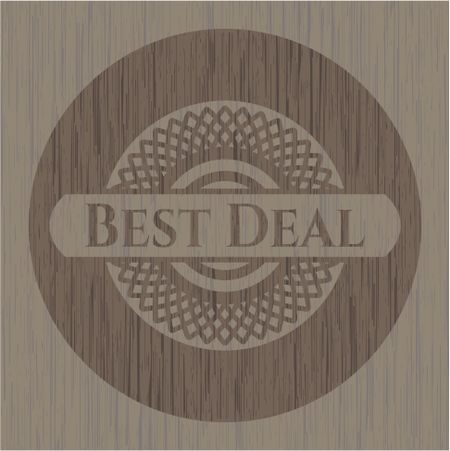 Best Deal wood emblem. Retro