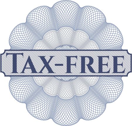 Tax-free money style rosette