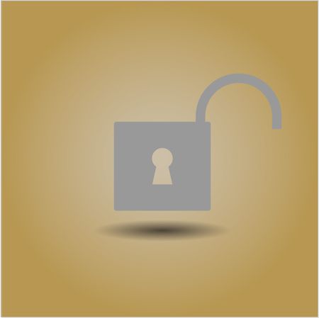Open Lock icon or symbol