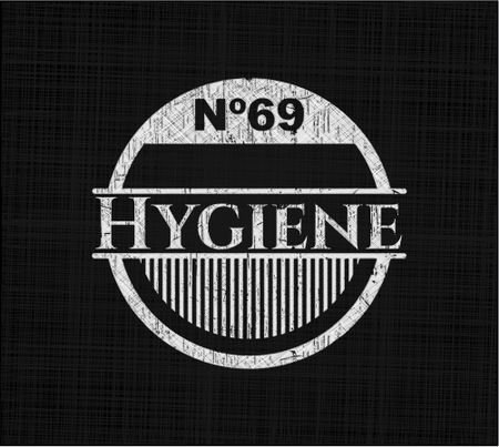 Hygiene on blackboard