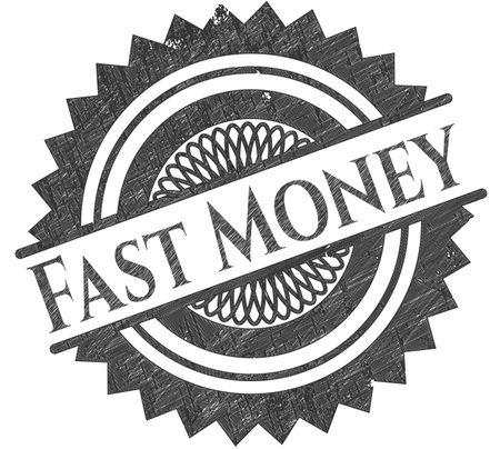 Fast Money draw with pencil effect