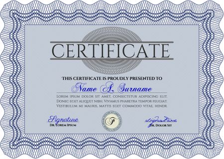 certificate template eps10 jpg of achievement diploma vector illustration design completion