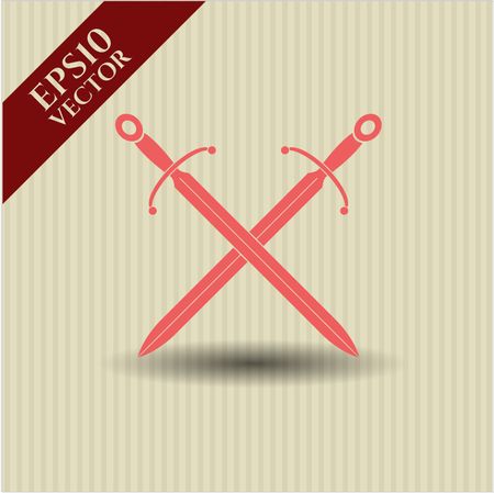 Crossed Swords vector icon