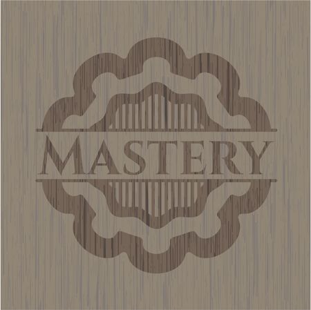Mastery wood icon or emblem