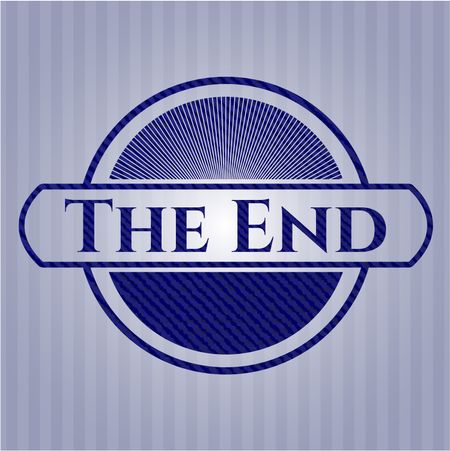 The End with denim texture