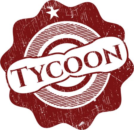 Tycoon rubber stamp