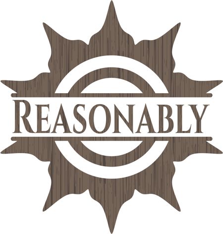 Reasonably wooden emblem