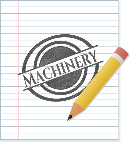 Machinery pencil draw