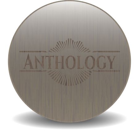 Anthology retro style wood emblem