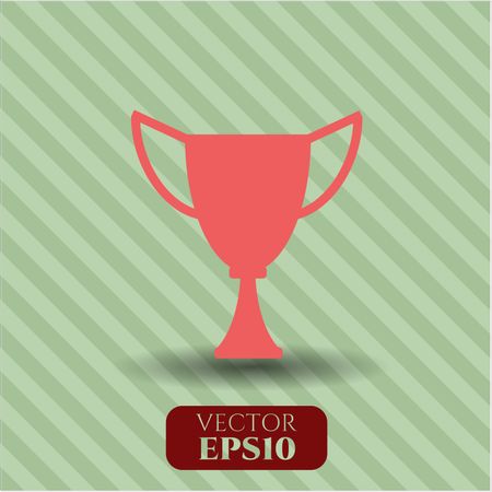 trophy icon vector symbol flat eps jpg app web concept website